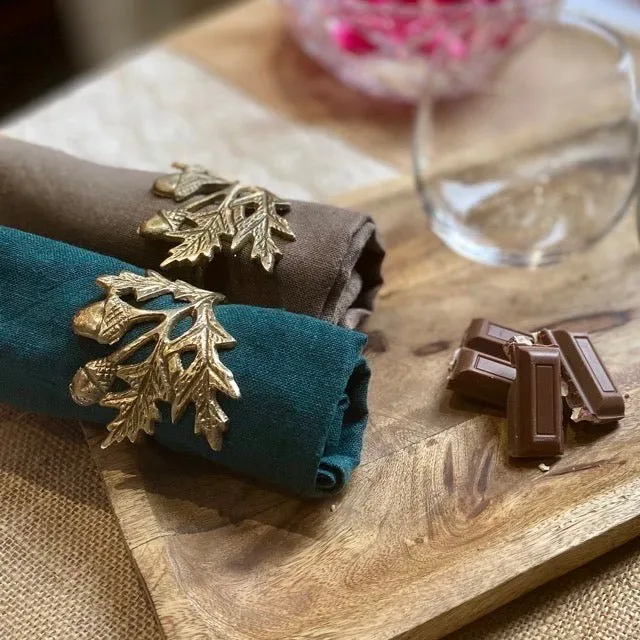 Phool Napkin Rings | Brass Table Decor | Handcrafted