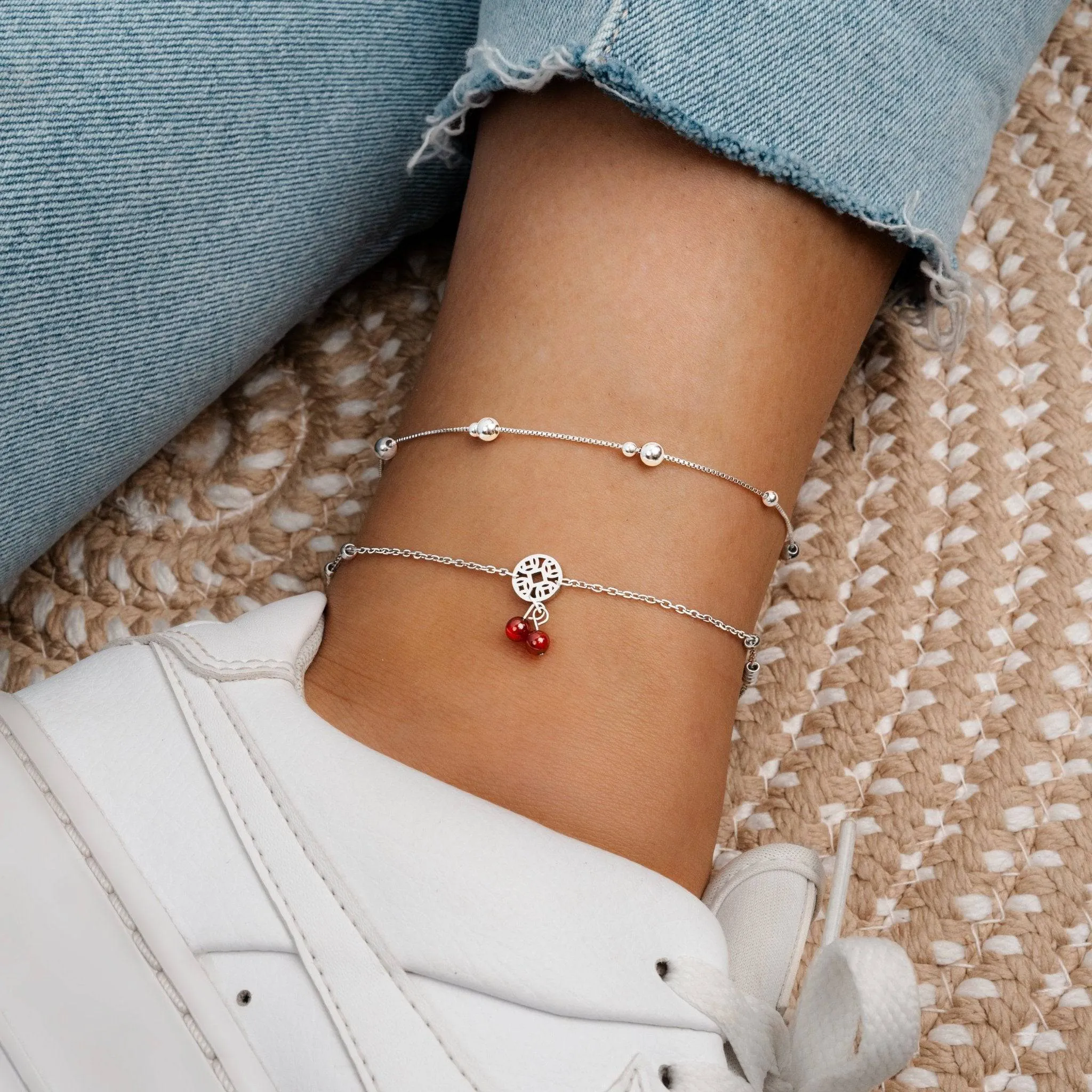 "Cherry" Anklet