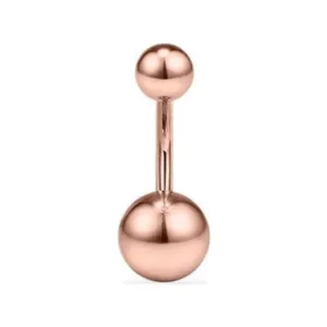 Rose Gold Belly Button Navel Ring