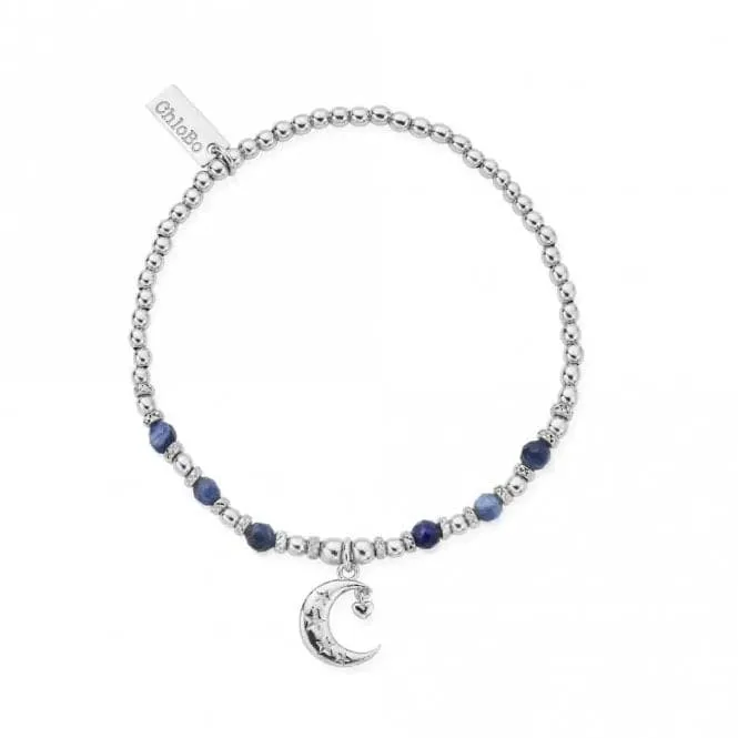 Silver Love By The Moon Sodalite Bracelet SBSFR3346