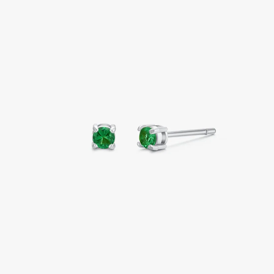 Simple CZ Studs in Silver