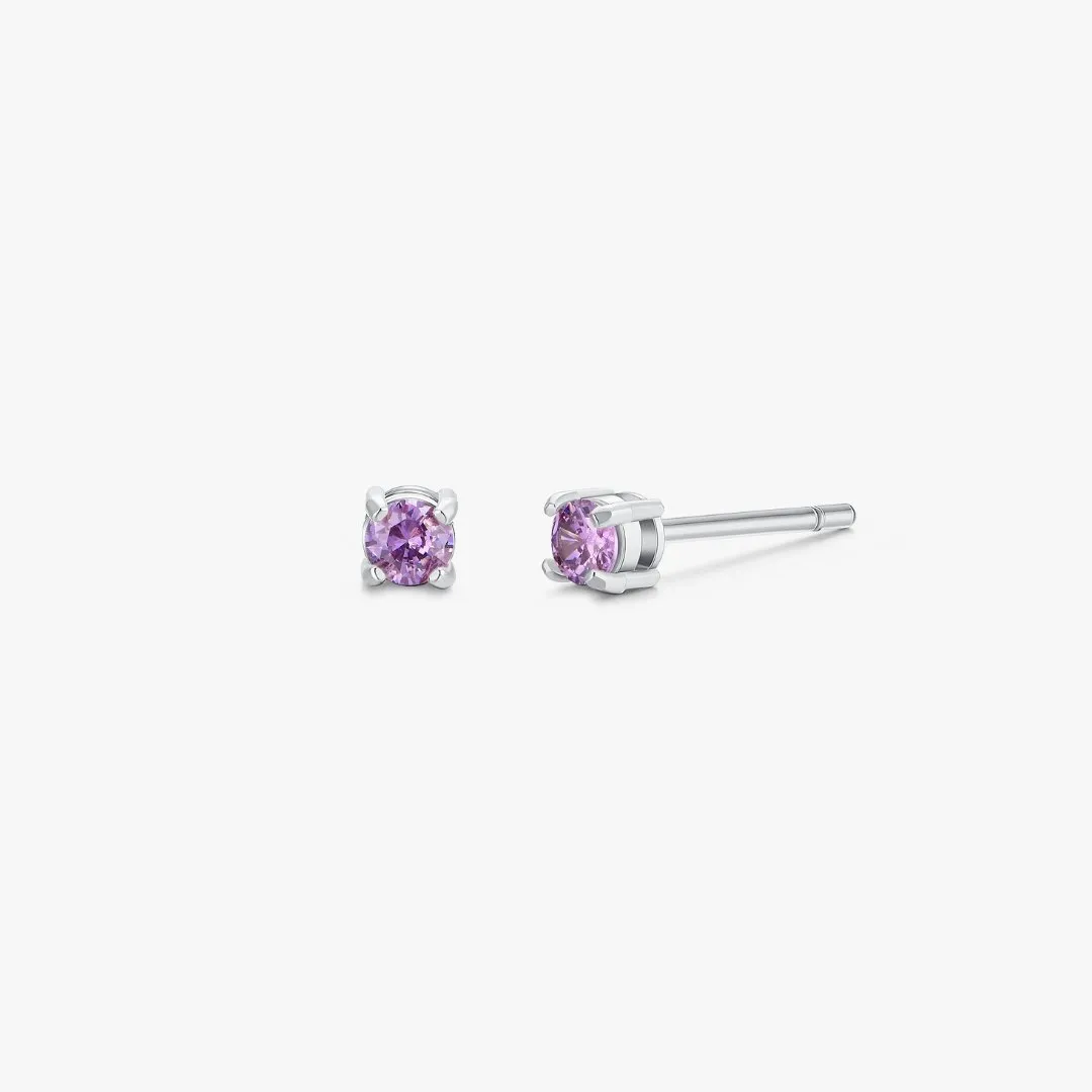 Simple CZ Studs in Silver