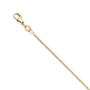 Sincerely Springer's 14K Yellow Gold Cable Chain