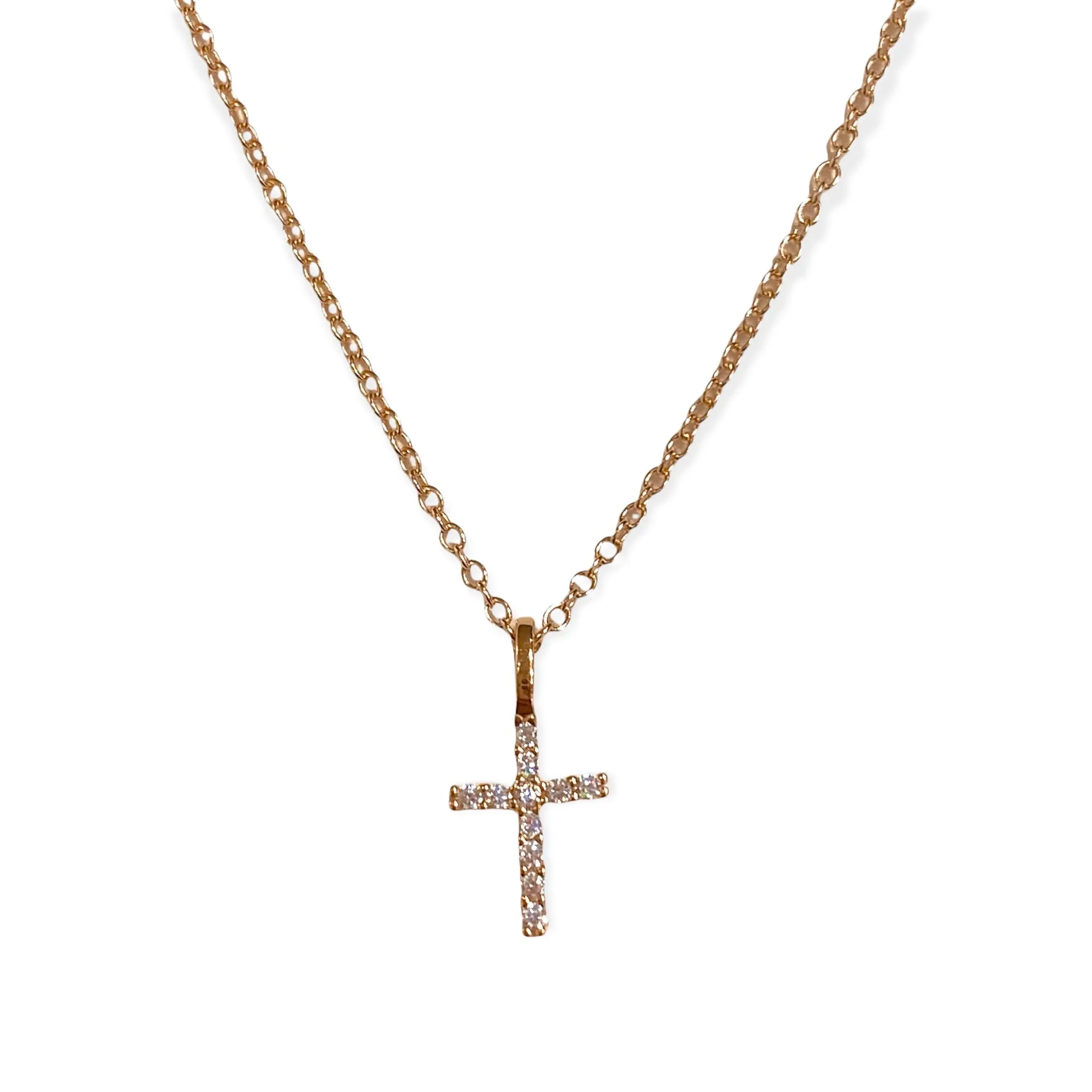 Sparkle Cross Necklace