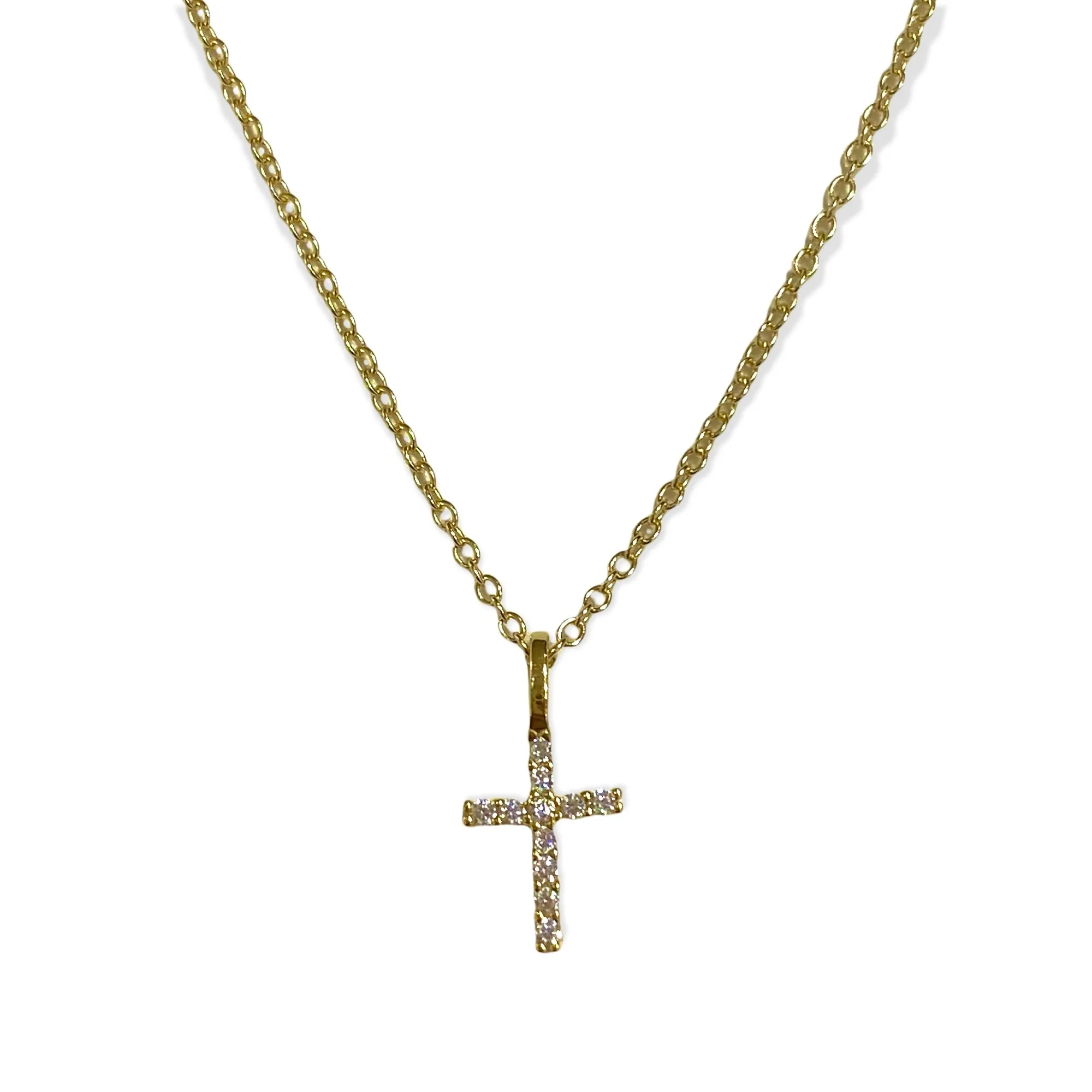 Sparkle Cross Necklace