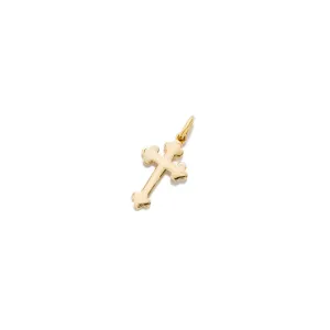 St Auxentius Medium Cross Pendant Yellow Gold