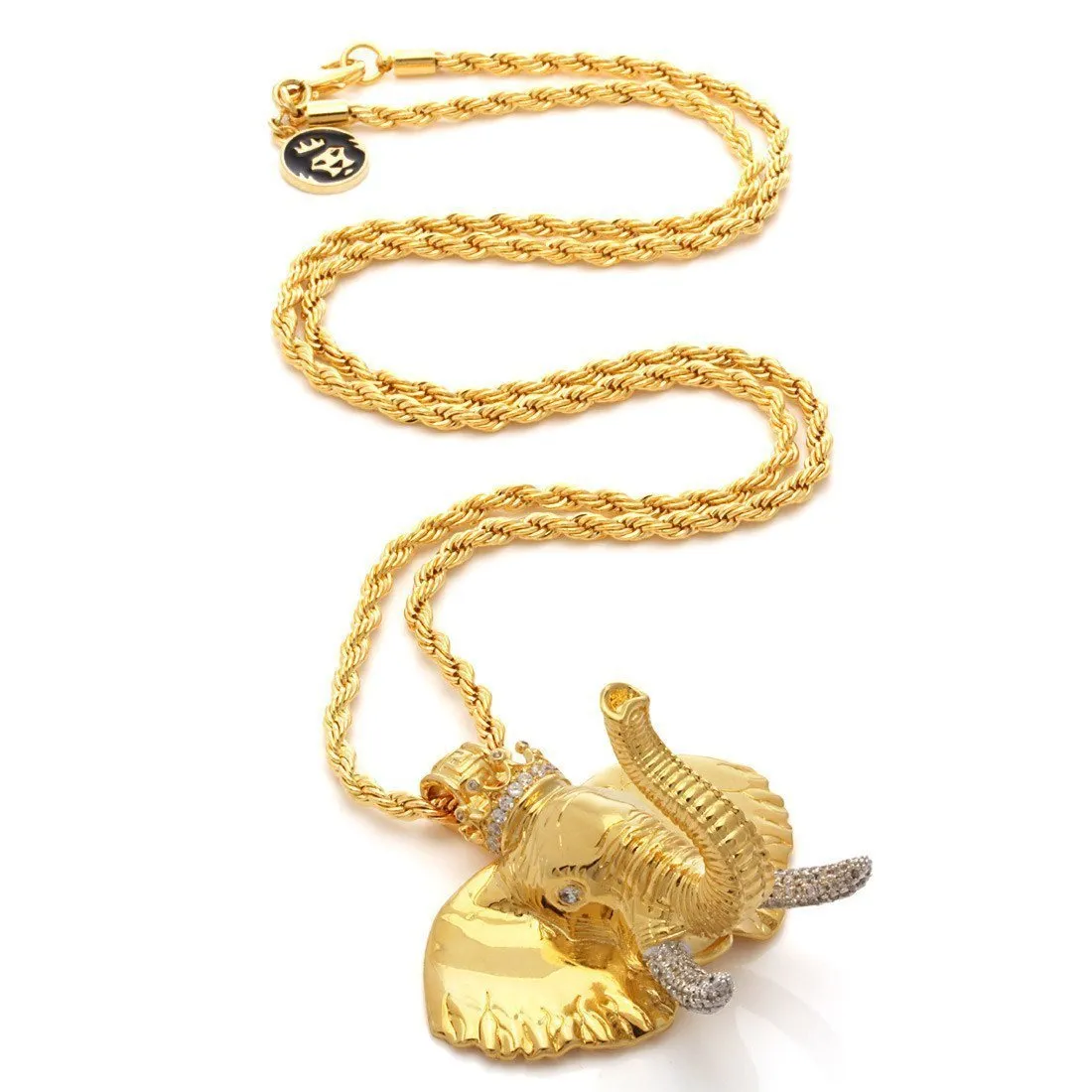 The 14K Gold Elephant Necklace - Designed by Snoop Dogg x King Ice