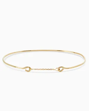 Weave Choker | Solid Gold