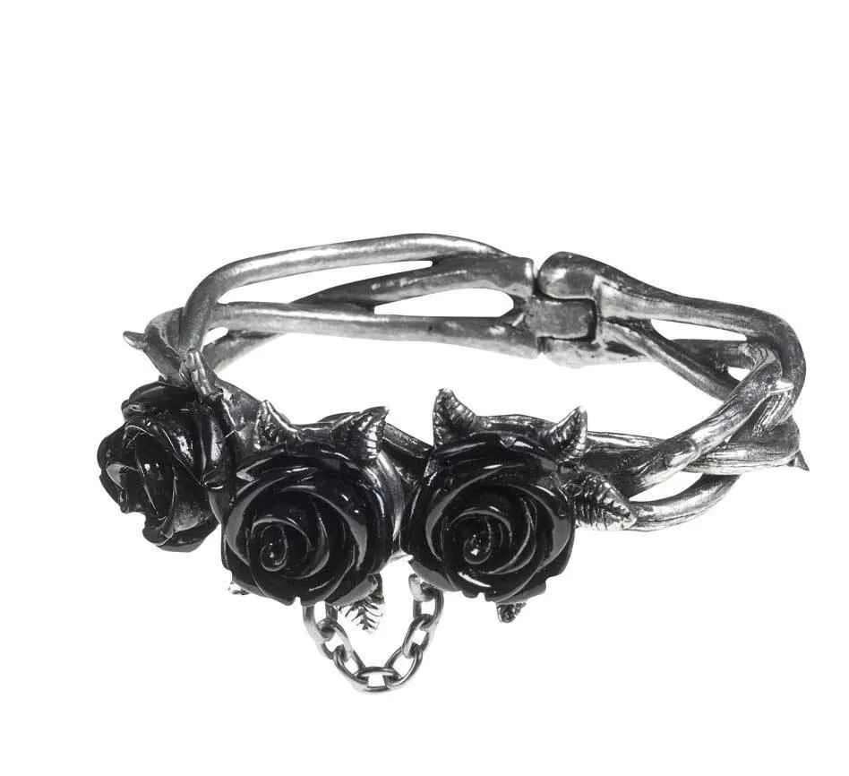 Wild Black Rose Bracelet