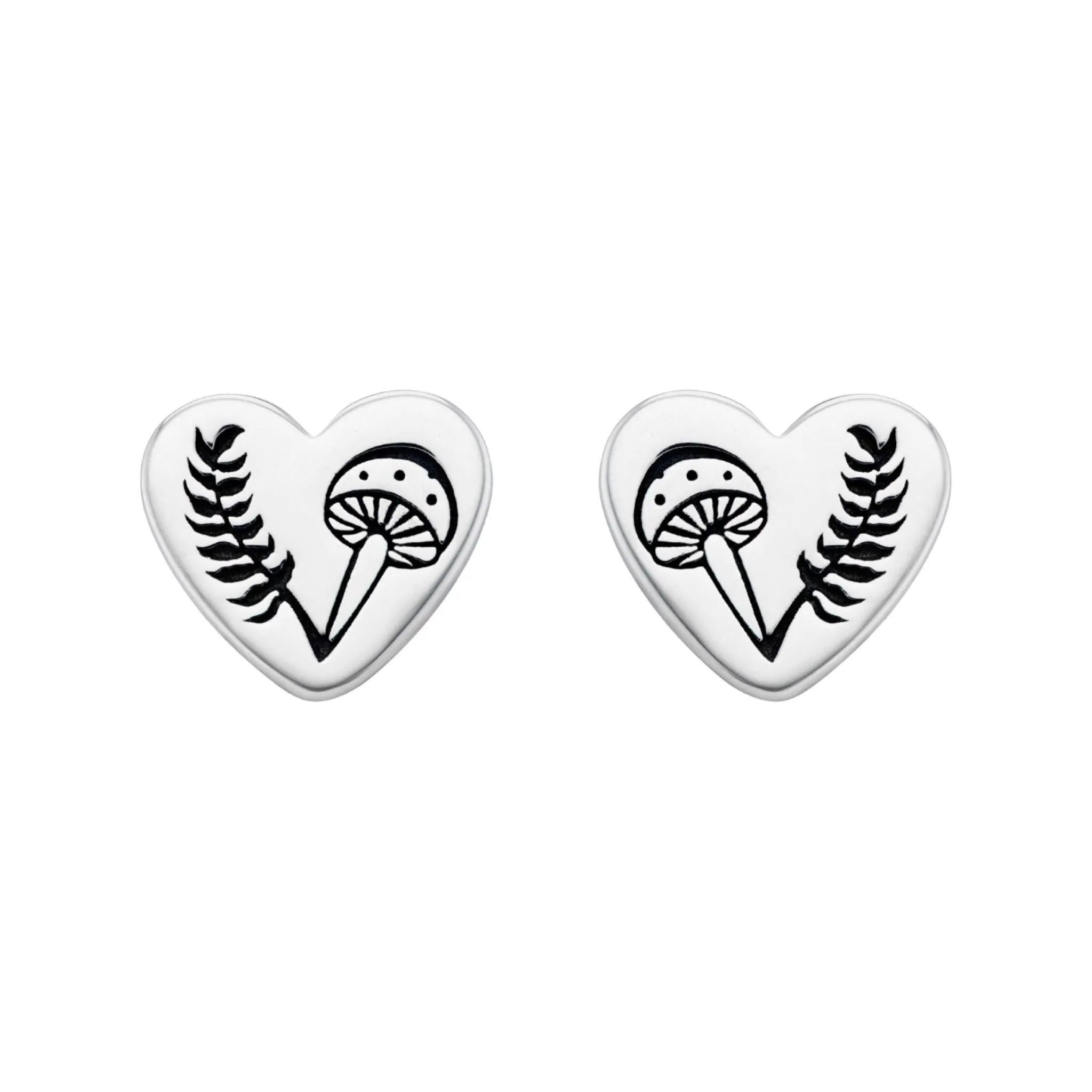 WILD HEART - Sterling Silver Studs